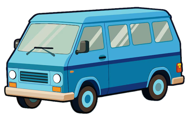 Cartoon ambulance illustration